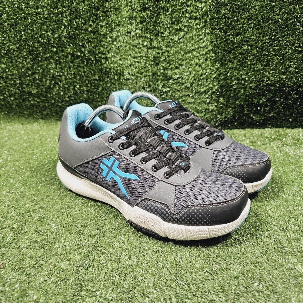 KURU Quantum Grey Blue Athletic Comfort Walking Sneakers Womens Size 7 M